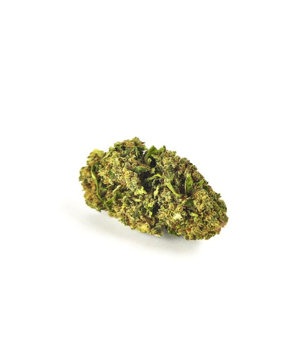 Descubre Pineapple Express, flor de CBD premium con aroma a piña y mango. Ideal para coleccionistas. Producto ornamental con THC < 0,2%. No apto para consumo humano.