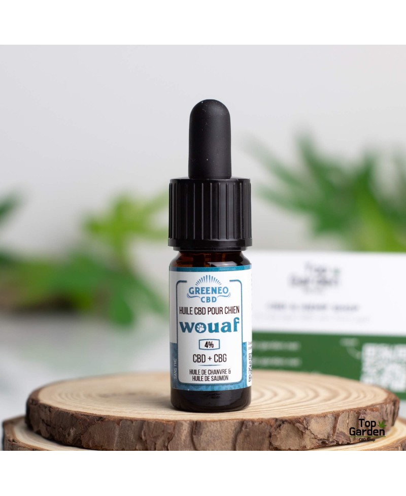 Aceite 4% CBD+CBG Perros Wouaf 10ml