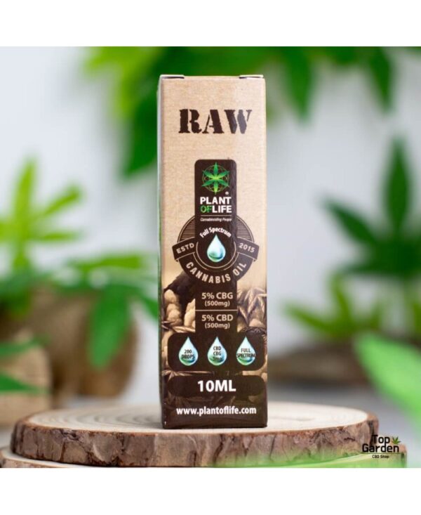Aceite RAW 5% CBD/CBG10ml Full Spectrum
