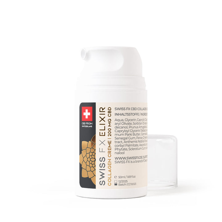 Crema de colágeno con CBD