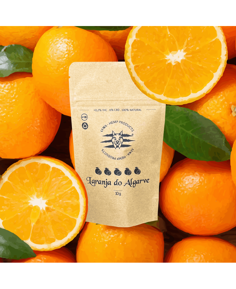 Flor CBD Laranja do Algarve Lynx Hemp