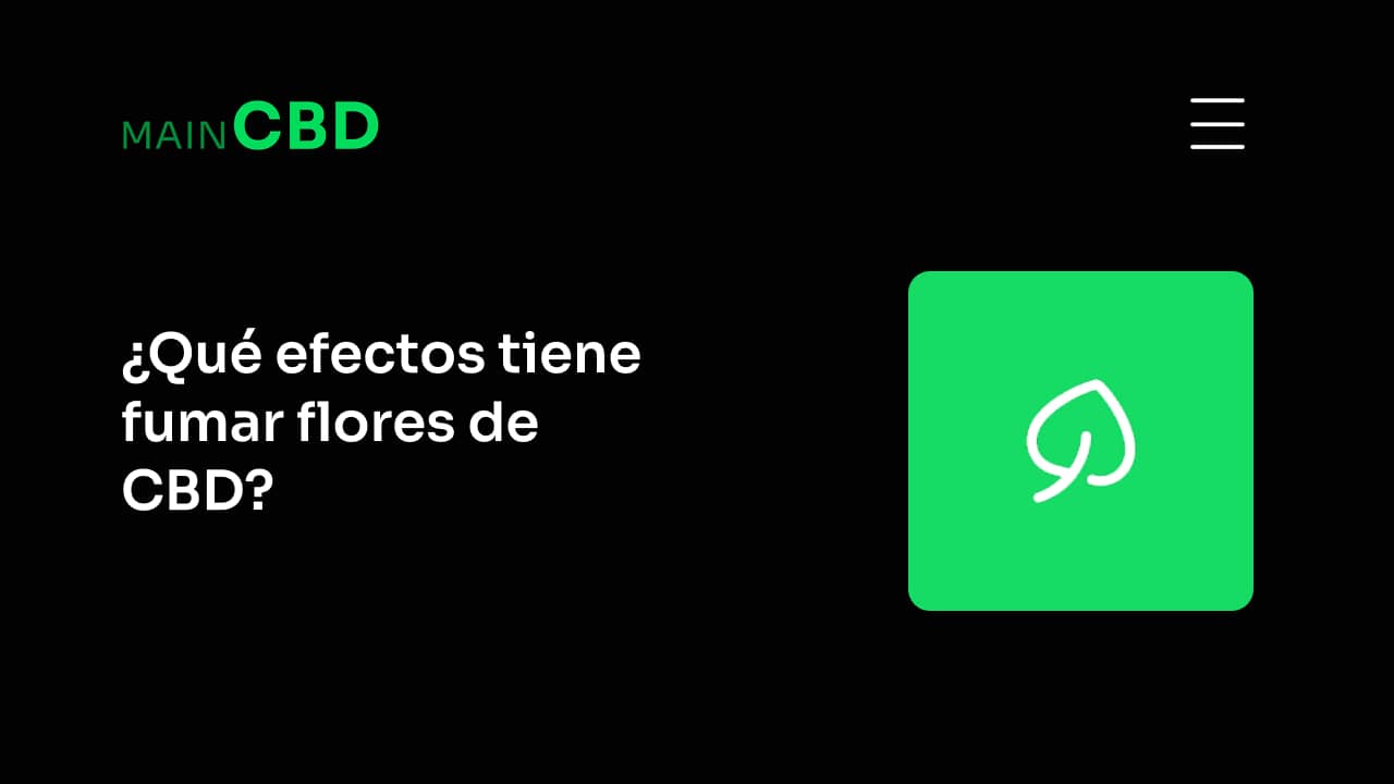 ¿Qué efectos tiene fumar flores de CBD_ articulo by maincbd